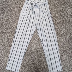 High waisted trousers